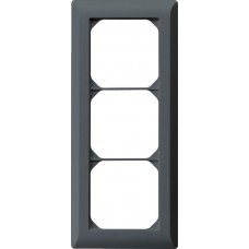 Abdeckrahmen,3x1,anthrazit kallysto.line,212x92mm,vertikal