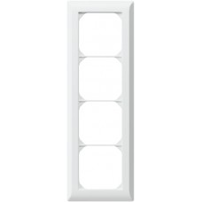 Abdeckrahmen,4x1,weiss kallysto.line,272x92mm,vertikal