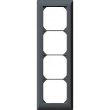 Abdeckrahmen,4x1,anthrazit kallysto.line,272x92mm,vertikal