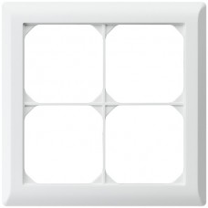 Abdeckrahmen,2x2,weiss kallysto.line,152x152mm