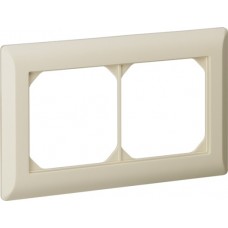 Abdeckrahmen 1x2 beige kallysto.line 92x152mm horizontal