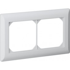 Abdeckrahmen 1x2 hellgrau kallysto.line 92x152mm horizontal
