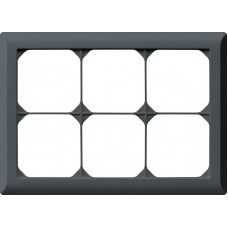 Abdeckrahmen,2x3,anthrazit kallysto.line,152x212,horizontal
