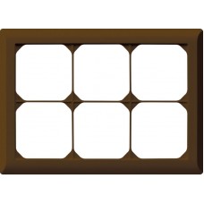 Abdeckrahmen,2x3,braun kallysto.line,152x212,horizontal