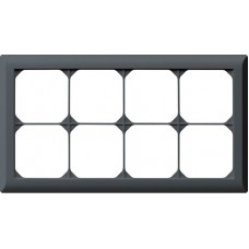 Abdeckrahmen,2x4,anthrazit kallysto.line,152x272,horizontal