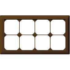 Abdeckrahmen,2x4,braun kallysto.line,152x272,horizontal