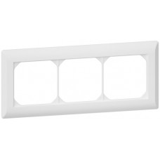 Abdeckrahmen 1x3 weiss kallysto.line 92x212mm horizontal