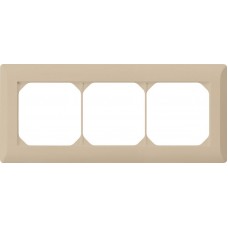Abdeckrahmen 1x3 beige kallysto.line,92x212mm horizontal