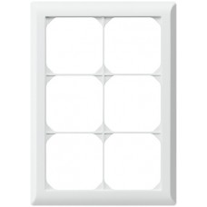 Abdeckrahmen 3x2 weiss kallysto.line 212x152mm vertikal