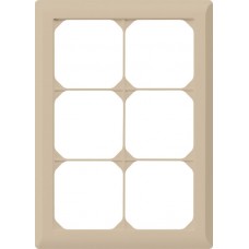 Abdeckrahmen 3x2 beige kallysto.line 212x152mm vertikal