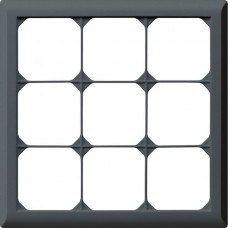 Abdeckrahmen,3x3,anthrazit kallysto.line,212x212mm
