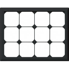 Abdeckrahmen,3x4,schwarz kallysto.line,212x272,horizontal