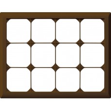 Abdeckrahmen,3x4,braun kallysto.line,212x272,horizontal