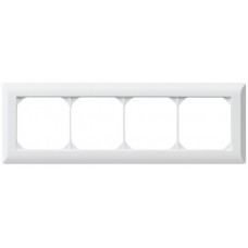 Abdeckrahmen 1x4 weiss kallysto.line 92x272mm horizontal