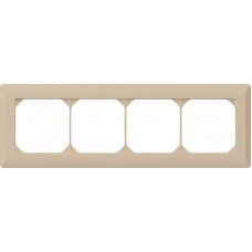 Abdeckrahmen 1x4 beige kallysto.line 92x272mm horizontal