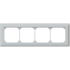 Abdeckrahmen 1x4 hellgrau kallysto.line 92x272mm horizontal