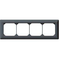 Abdeckrahmen 1x4 anthrazit kallysto.line 92x272mm horizontal