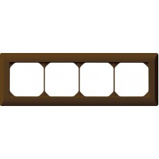 Abdeckrahmen 1x4 braun kallysto.line 92x272mm horizontal