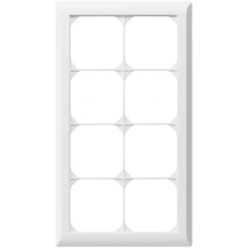 Abdeckrahmen 4x2 weiss kallysto.line 272x152mm vertikal