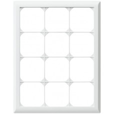 Abdeckrahmen 4x3 weiss kallysto.line 272x212mm vertikal