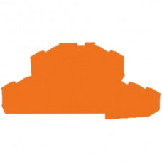 Abschluss und Zwischenplatte WAGO 0.8mm dick orange Abschluss und Zwischenplatte WAGO 0.8mm dick orange