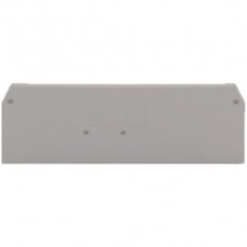 Abschlusswand Wago 4mm2 grau