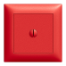 UP-Blindabdeckung EDIZIOdue 88x88 Zentrumsschraube,mit Befestigungstraverse