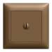 UP-Blindabdeckung EDIZIOdue 88x88 Zentrumsschraube,mit Befestigungstraverse