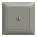 UP-Blindabdeckung EDIZIOdue 88x88 Zentrumsschraube,mit Befestigungstraverse