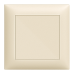 UP-Frontset EDIZIOdue weiss 88×88mm für Blindabdeckung