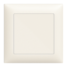 UP-Frontset EDIZIOdue weiss 88×88mm für Blindabdeckung