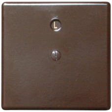 Steckdeckel Ammer 115x115mm braun