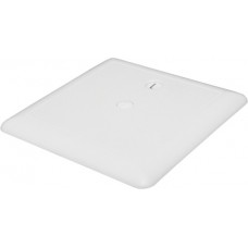 Schraubdeckel Ammer 115x115mm Thermoplast weiss, mit Wählscheibe und Zentrumsschraube