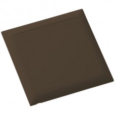 Steckdeckel HSB EDIZIOdue 130x130mm braun coffee
