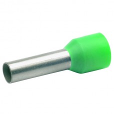 Aderendhülse Typ B isoliert 6mm²/18mm grün - 100stk