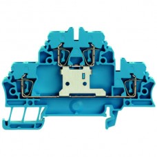 Mehrstock-Reihenklemme Weidmüller ZDK 2.5V Zugfeder 2.5mm² 2 Etagen blau