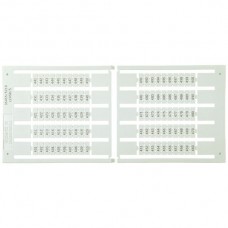 Bezeichnungsschildchen 6x12mm 4xA-Z, 5 Karten zu 100