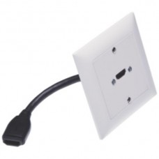 UP-Montageset EDIZIOdue weiss bestückt 1xHDMI Kupp.f/f KBS