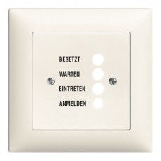 UP-Frontset,EDIZIOdue,weiss 88x88mm,deutsch,für Türstation