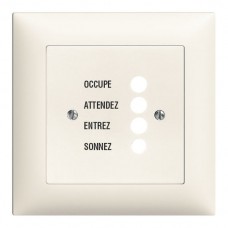 UP-Frontset,EDIZIOdue,weiss 88x88mm,französisch für Türstation