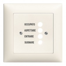 UP-Frontset,EDIZIOdue,weiss 88x88mm,italienisch für Türstation