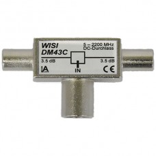 Aufsteckverteiler WISI DM43C IEC F - 2×IEC M