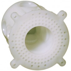Wandlampendübel,HSB, weiss,Ø66mm 2xM16/2xM20/2xM25,T60mm