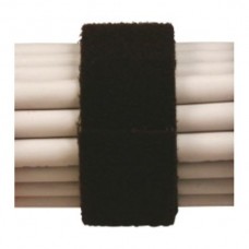 Klettband-Streifen 5.0mx20mm Rolle, schwarz