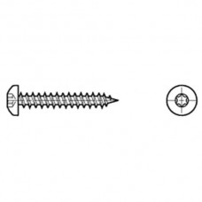 Rundkopf-Spanplattenschrauben Torx 4x25