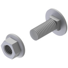Befestigungsgarnitur Lanz M10x25mm tauchfeuerverzinkt