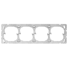 Befestigungsplatte,1x4,Feller 77x257mm,horizontal