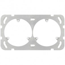 Befestigungsplatte 1x2 Hager 77x137mm für 2x3/T13 horizontal