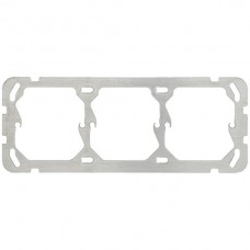 Befestigungsplatte 1x3 Hager 77x197mm horizontal