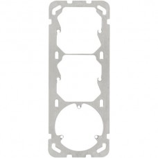 Befestigungsplatte 3x1 Hager 197x77mm für 2x52mm/3xT13